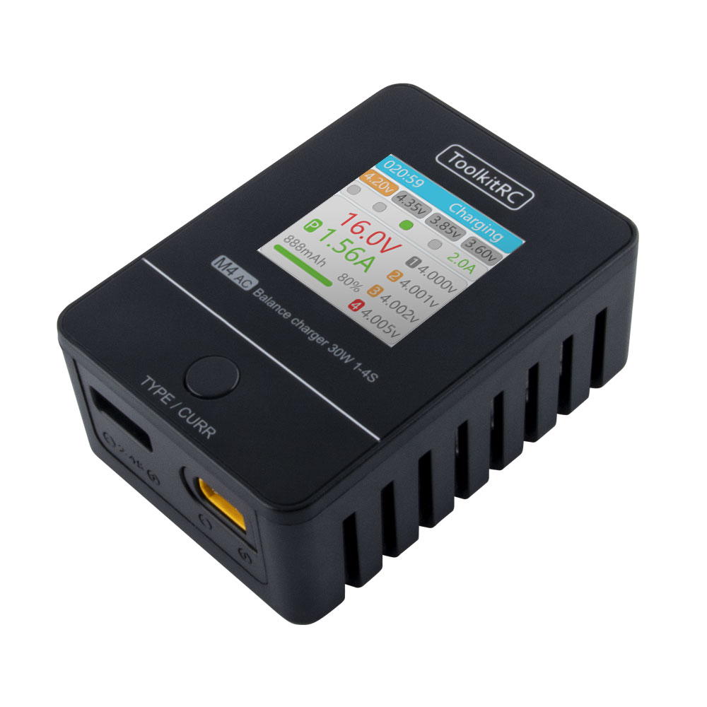 ToolkitRC M4AC 30W LiPO LiFE L - Drone Racing Charger 리뷰 및 가격