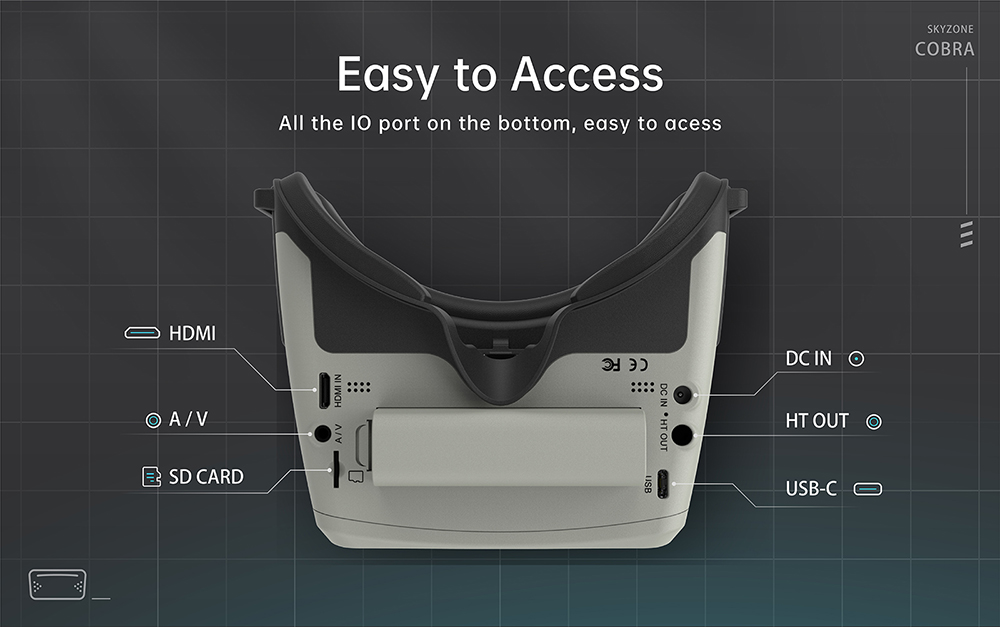 SKYZONE Cobra SD X V4 FPV Vide - Drone Racing Goggles 리뷰 및 가격