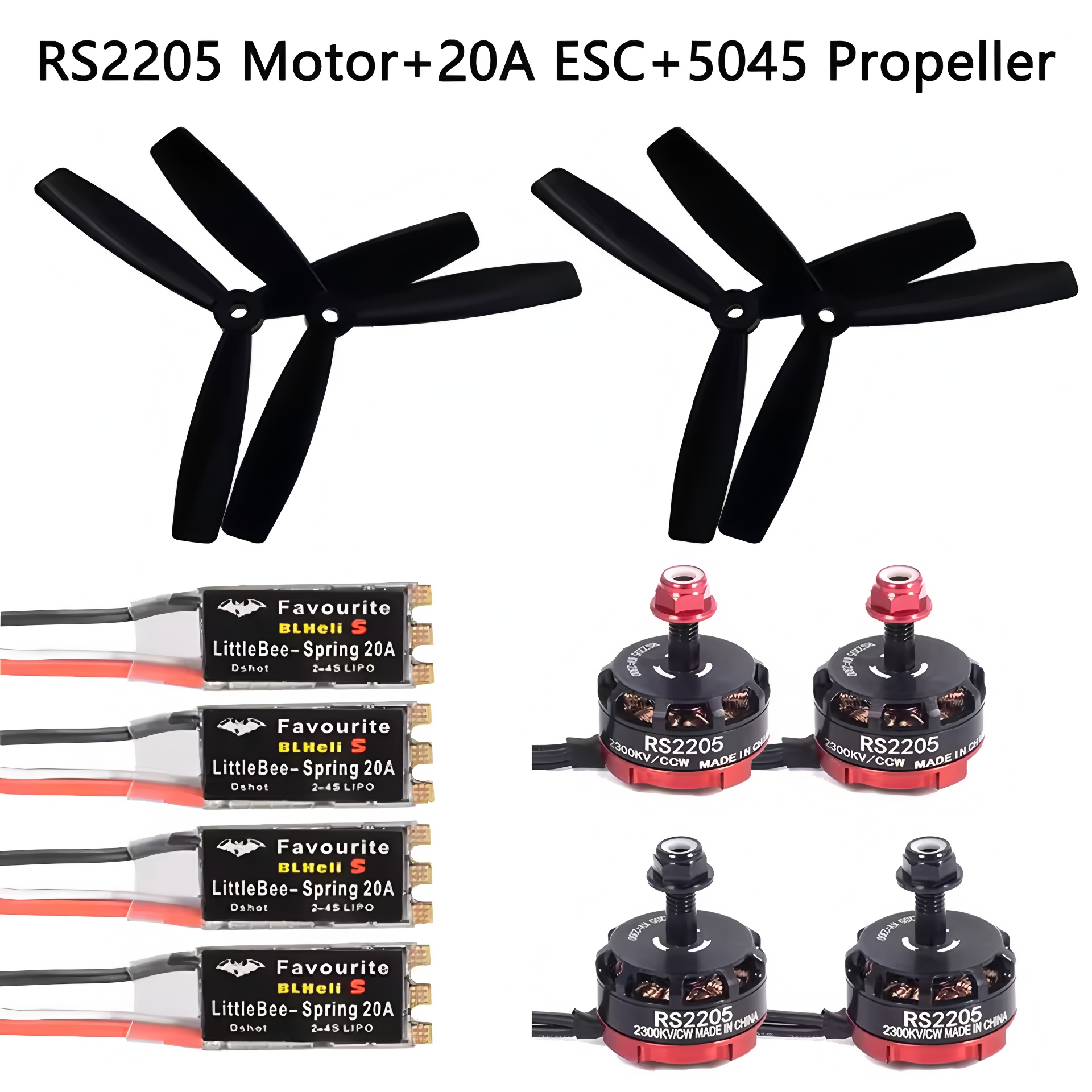 FPV RS2205 2300KV CW CCW Brush - Drone Racing Esc 리뷰 및 가격