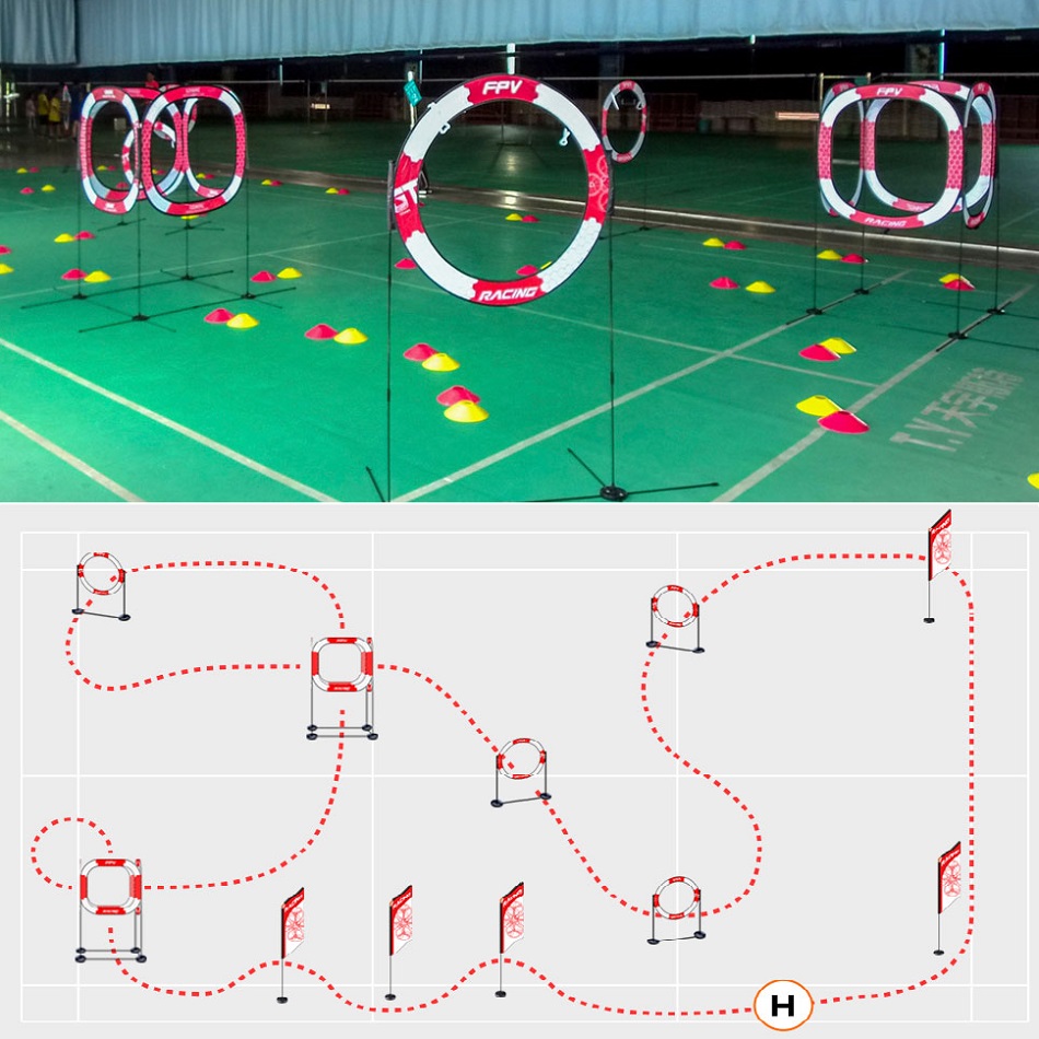 FPV Racing goal Gate airplane  - Drone Racing Flag 리뷰 및 가격