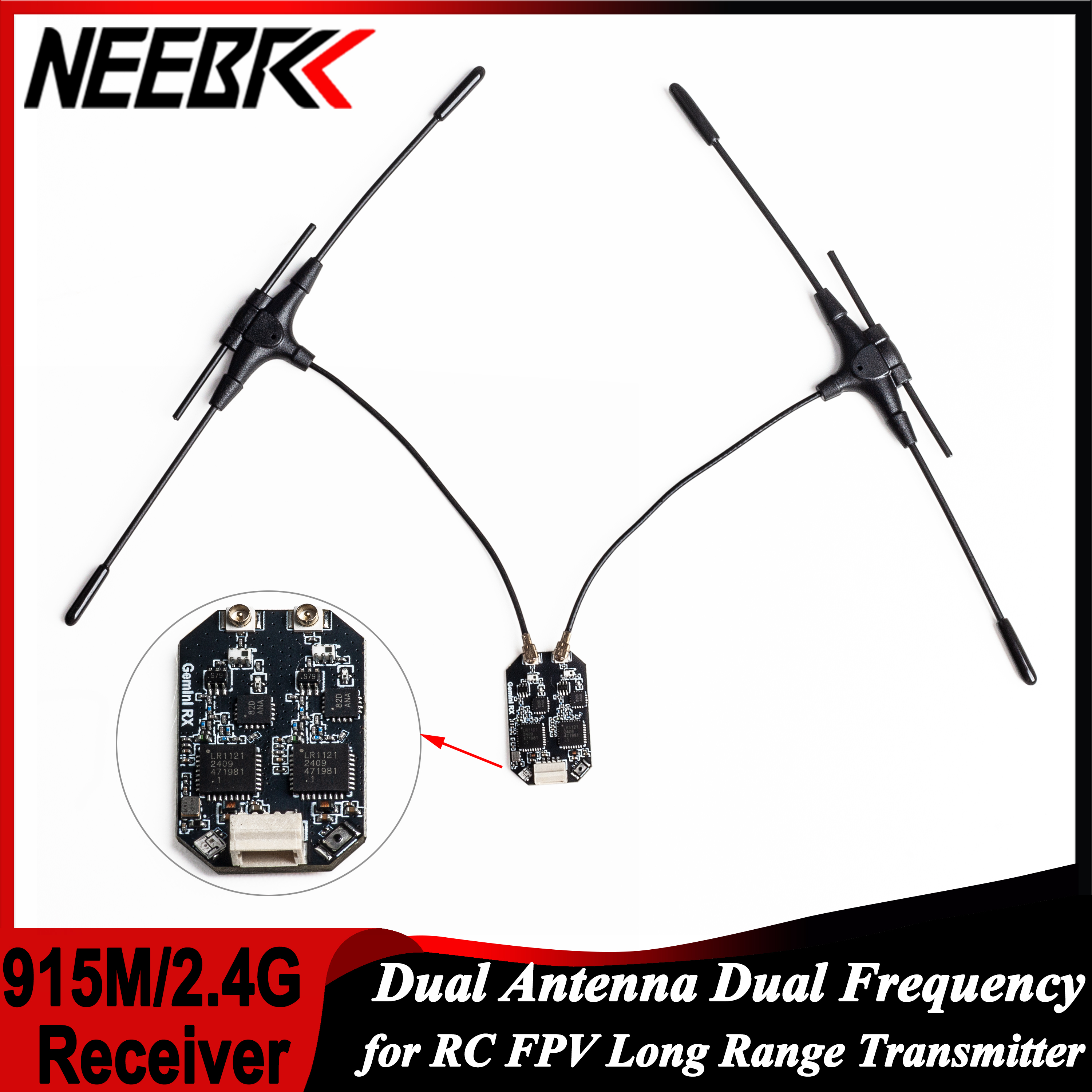 ELRS 915MHz/2.4GHz Gemini Dual - Drone Racing Receiver 리뷰 및 가격