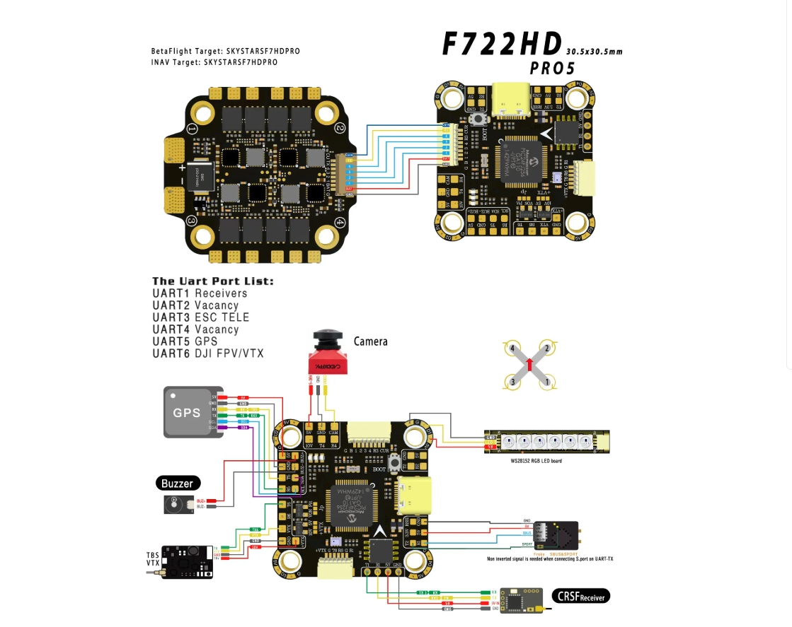 Skystars F7HD Pro5 Flight Cont - Drone Racing Esc 리뷰 및 가격